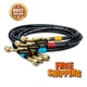 Fieldpiece HR3B Ball Valve Refrigerant Hose Set (3) with Color Tags - 1/4" x 1/4
