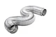 Deflecto 4" x 25' Aluminum Dryer Vent Hose Flex Duct 5 Layer F0425