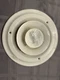 AmeriFlow 1500W6-R Round Ceiling Diffuser, Steel, White, 6-In.