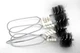 SCHAEFER PL07024 1-1/4" ID Steel Fitting Brush Wire Handle 2 Ply 4pk