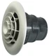 Havaco Quick Connect White Round Ceiling Diffuser and 8-7-6 in. Reducing Boot