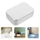Double Layer Aluminum Soap Dish Compact Box for Travelling Bathroom Holder