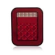 Maxxima M42221 Thin Low Profile Rectangular Three Stud Stt/Bu Box Light