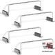 4 Pack Transparent Adjustable Air Deflector for Vents, Transparent,4 pack
