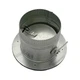 GREENSEAM GR6POCR6GA24D Collar W/Damper,6" Duct Size PK 5