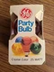 Vintage GE 25 Watt Crystal Color Red Party Light Bulb Original Package
