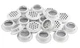20Pcs Air Vents, 1 25mm Circular Soffit Vent, Stainless Steel Round Mesh Hole...