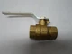 MILWAUKEE VALVE LL Brass Ball Valve, Inline, FNPT, 3/4", UPBA475B, 600 PSI WOG
