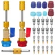 31Pcs R134A A/C Car Air Conditioning Valve Core Remover Tool High Low Pressure