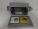 HOFFMAN E2PB CONTROL PUSHBUTTON SWITCH ENCLOSURE 2 HOLE 1.2" HOLE DIA. STEEL