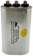 Dual Oval Run Capacitor | Supco CD40+5X440 | 40 + 5 MFD | 440/370 VAC