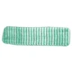 Microfiber Technologies 416J12 Flat Mop Pad, Hook-And-Loop Connection, Green,