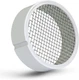 Raven R1510 4 inch PVC Termination Vent with Stainless Steel Screen, 4"