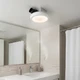 Broan White Decorative Exhaust Fan 80 CFM LED Light Quiet Energy Efficient