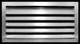 HVAC Premium Aluminum Outdoor Weather Louvers - 18x24 - Color: Anodized Aluminum