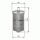 Genuine BOSCH CAR FUEL FILTER F0119 - 0986450119