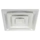 GRAINGER APPROVED 4MJV3 Diffuser, 3-Cone, Duct Size 8", White New.