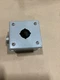 Hoffman E1PB Pushbutton Enclosure, 1 Hole, Steel, Gray, Type 12 ,13 #639PT96FML