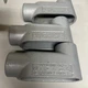 Lot Of 3 Appleton LB47 1-1/4" Grayloy FM7 Conduit Body