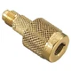 Yellow Jacket 19109 Quick Coupler, Low Loss, 1/4 In Mxf, 0 Deg