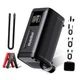 4-in-1 Jump Starter with Dual Cylinder Air Compressor,Dual Power Supply 12V DC 