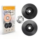 QZATTCAEN 4 Inch Airway Flange Kit for Airway Buffing Wheel, 5/8Inch Arbor Ho...