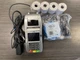 Used FirstData FD150 Credit Card Terminal untested wifi wire power supply paper