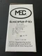 NEW MEC Excela-Flo First Stage Regulator MEGR-1222H-BGJ 3/4" NPT 8. 0-12. 0 PSI