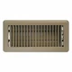 TRUaire 4-Inch x 10-Inch Floor Supply Grill Register - Brown (&lrm;150MB/04x10)