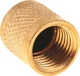 SUPCO SF2245 Line Tap Valve Cap 1/4 in. with Wrench and Neoprene Seal Brass