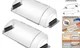 2 Pack Air & Heat Deflector for Vents, Sidewalls and Ceiling Transparent,2 pack