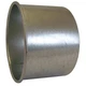NORDFAB 8040401696 Round Machine Adapter, 14 in Duct Dia, Galvanized Steel, 22