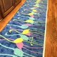 Fabric Flamingos Blue Fans Material 4 Yards 20 Inches X 44 in Wide #EL1