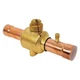 NDL NBV13-S Refrigerant Ball Valve,1 5/8 in,700 psi 55MF64