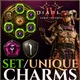 💥Diablo 4💥SET / UNIQUE TALISMANS🔥CHARMS 🔥 SEALS  Season 13 of Reckoning D4