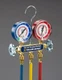 Yellow Jacket 42004 2-Valve Refrigeration Manifold with 3-1/8" Gauges, 60in