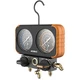 NAVAC N2A4 2-Valve Manifold Gauge with Aluminum Body