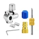 Norkmdi Car A/C Retrofit Valve Kit, R12 to R134A BVP31 Bullet Piercing Low Si...