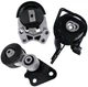 3PCS Motor & Trans Mount Set For 2007-14 Ford Edge 3.5L / 07-10 Lincoln MKX 3.5L