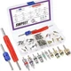 36Pcs Air Conditioner R12 R134a Valve Cores Kit, Including Assortment R12 R134a