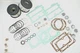 EQU101, 610-1128 Rebuild Kit with Valves for Jenny / Emglo / Dewalt EQU Pumps