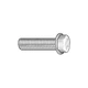 GRAINGER APPROVED U04132.031.0100 Flange Bolts,Fastener L 1 in,PK25 41MY22