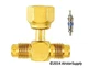 1/4" M. Flare Access x 1/4" M. x 1/4" F.  C&D Valve CD9603