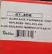 Robertshaw Furnace Igniter 41-406 Weil McLain 511-330-188 Igniter Norton 271Y