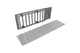 Firegear Paver Vent Kit with Mounting Plate and Lintel, 3.625in. x 8in.es