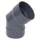 Plastic Supply Pvced16 45 Degree Elbow, 16 In Duct Dia, Type I Pvc, 22-3/4" L