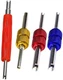 Diking R134A R12 A/C HVAC Air Conditioner Schrader Valve Stem Core Remover Tool