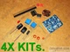 4x NE555 LM555 Adjustable Square Wave Generator KITs - DIY LED Blinker Flash USA