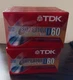 TDK D60 Cassette Tapes NEW SEALED IEC I/Type I Superior Normal Bias [12 PACK]