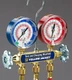 Yellow Jacket 42004 3-1/8" Forged Brass Manifold 800 PSI Hose Set